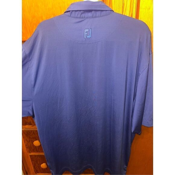 Footjoy Golf Polo Royal Blue Men’s Shirt Size XL Performance wicking Stretch - Picture 3 of 4